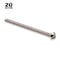 Prime-Line #8-32 x 2 in Slotted Round Machine Screw, 316 Stainless Steel, 20 PK 9003911 - alternate 2